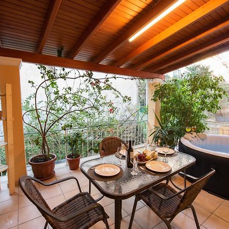 Luxury Katrinas Apartment With Outdoor Jacuzzi Corfu  Luaran gambar